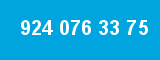 924 076 33 75 924 076 33 75